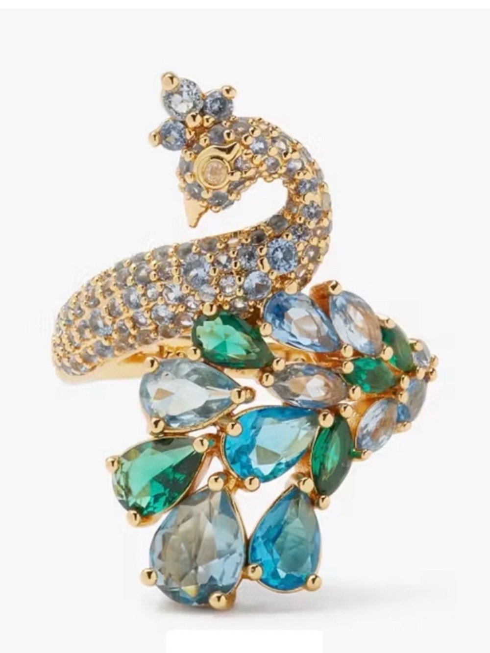 NEW Kate Spade Perfect Plume Cocktail Ring MRSP $149